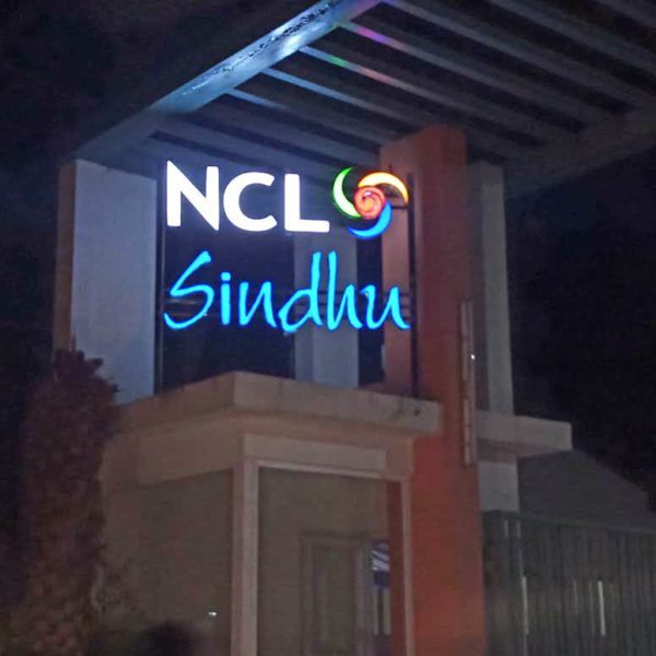 Acrylic Letters with steel frame