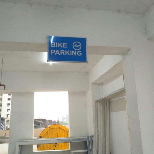 Parking Signage with radium