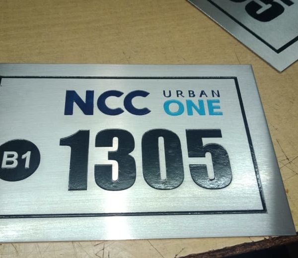 Steel Name Plate